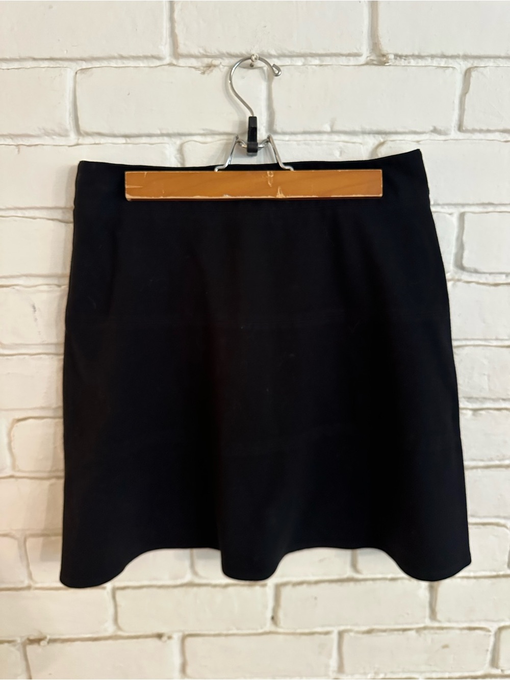 Theory Classic Black A-Line Women's Skirt